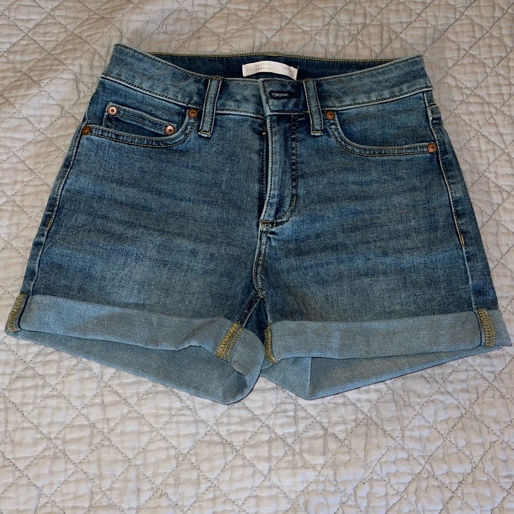 LC Cuffed Jean Shorts